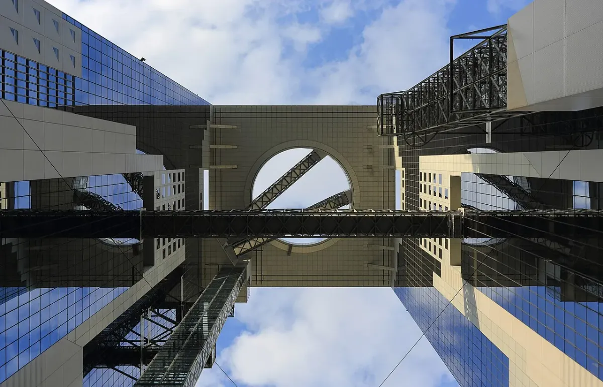 Umeda Sky Building in Osaka, one of the attractions covered by the Osaka Amazing Pass