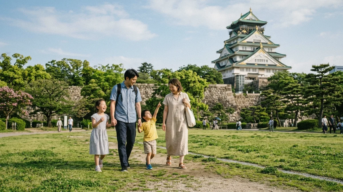 Osaka Private Family Day Tour: Castle, Legoland & Kaiyukan