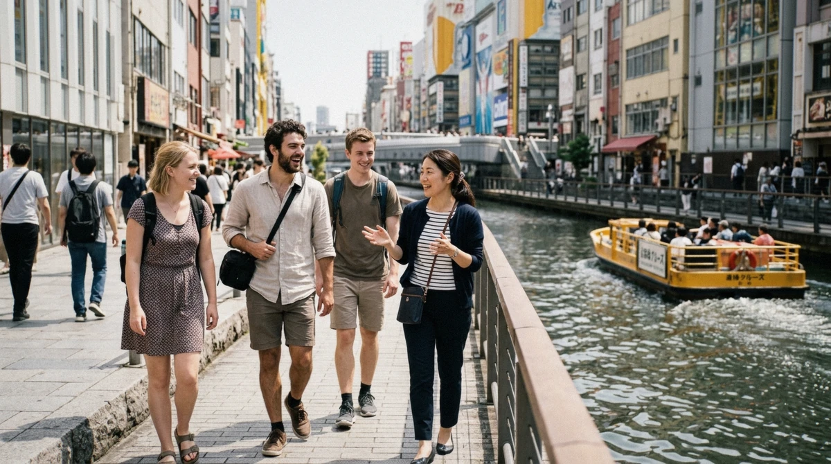 Osaka Aquarium + City Highlights: Private Guide Tour